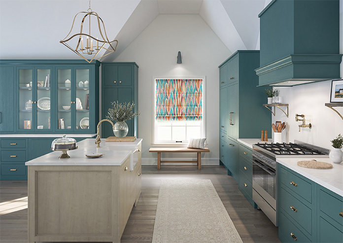 Bombay Velvet, Firestalk - Motorised Roman Blind - Image 8